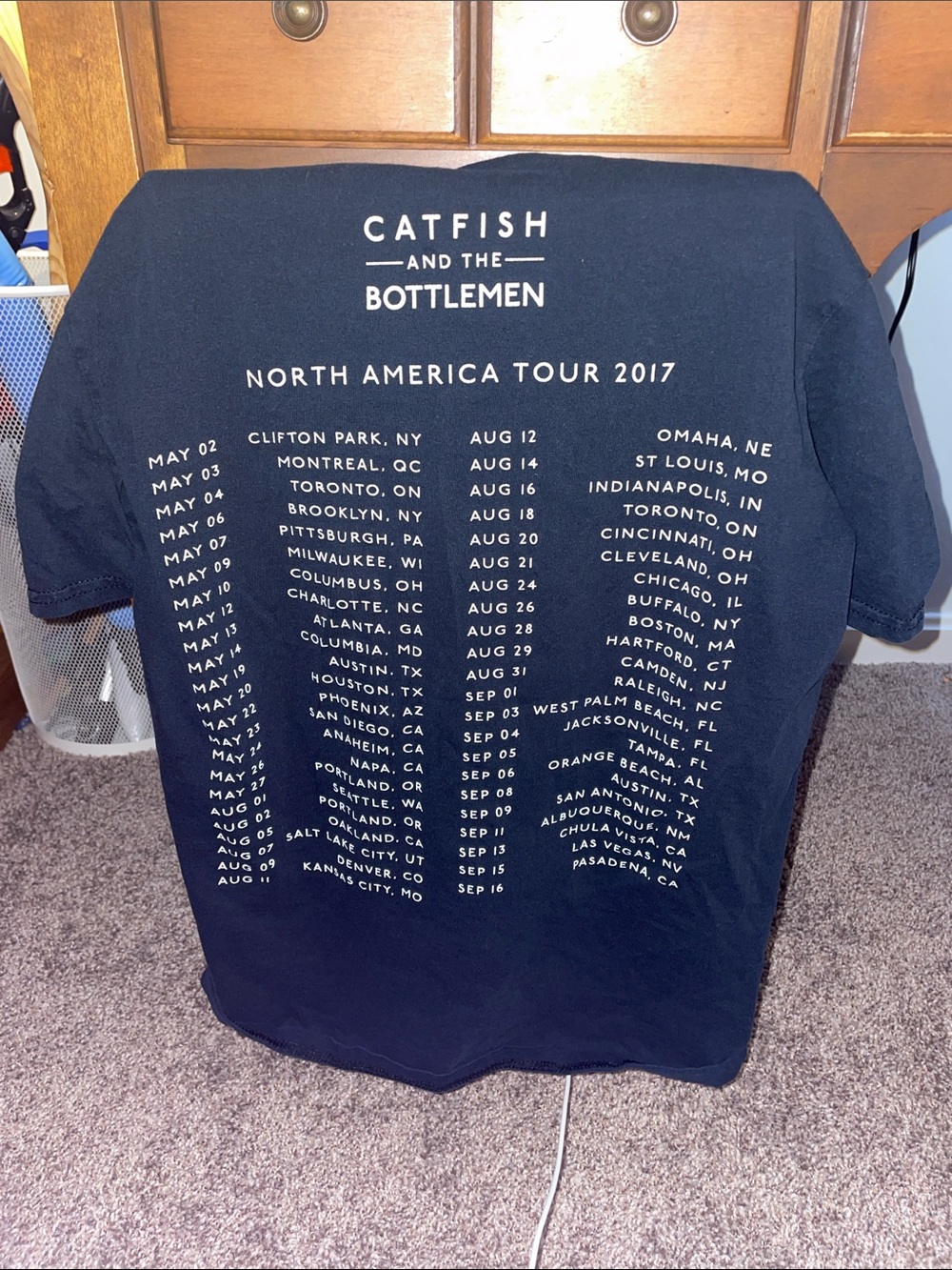 Catfish and the Bottlemen North America Tour 2017 Tee
